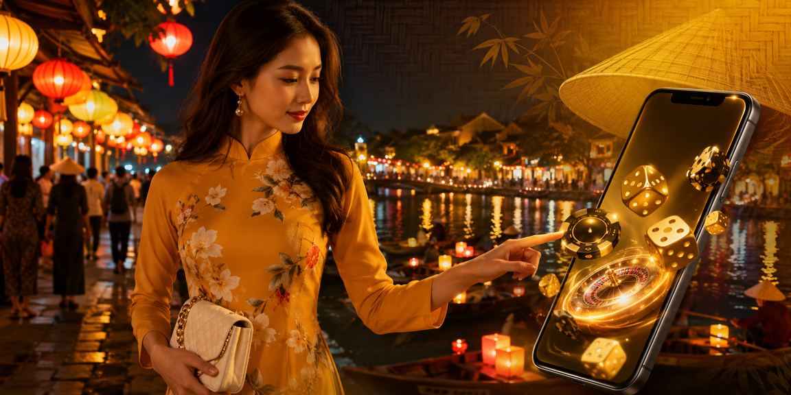 Trải nghiệm casino di động ở Hội An với nón lá truyền thống
